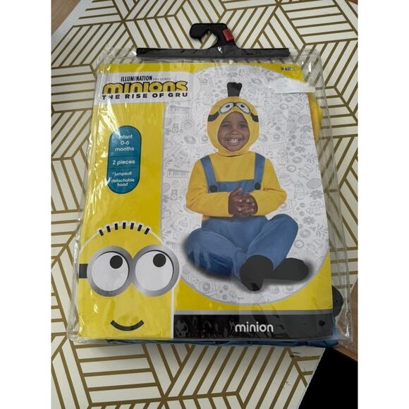 Minions The Rise of Gru Infant Costume | Size 0-6 Months - Picture 1 of 4